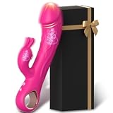 Vibradorador Mujer Juguetes Eroticos Dildo Realista Vibrador con 10 Modos Vibradores Consoladores.. para Mujer con Vibración mujer Vibradorador Vibrador Mando Distancia Juguete Sexualmujer