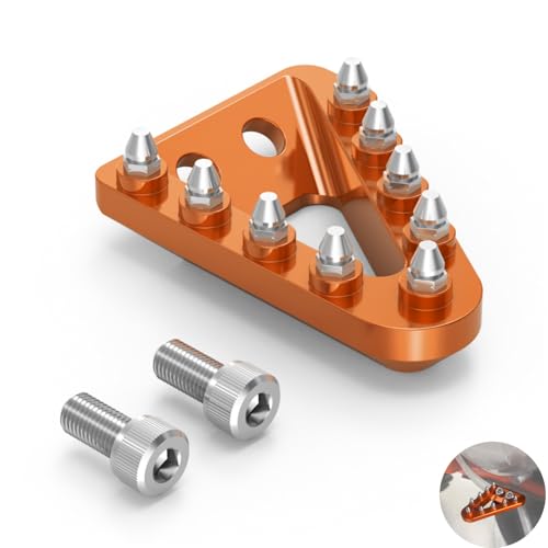 NICECNC Motorcycle Brake Lever Step Plate 79413051000 Compatible with KTM 125-450 XC/XCF/SX/SXF 2016 125-500 XC/XCF/XCW/SX/SXF/EXC/EXCF/TPi/6D 2017-2023,See Fitment