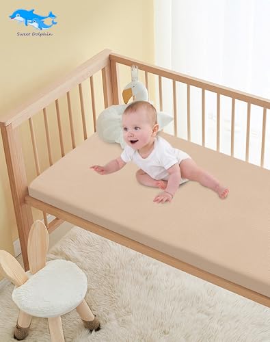 SWEET DOLPHIN Muslin Crib Sheets