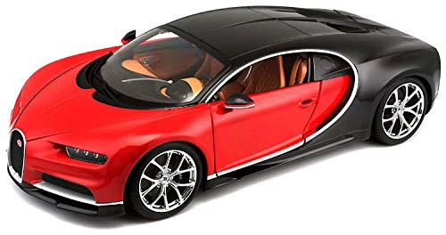 Bugatti Chiron 1/18 rouge de Bburago Maisto France de collection