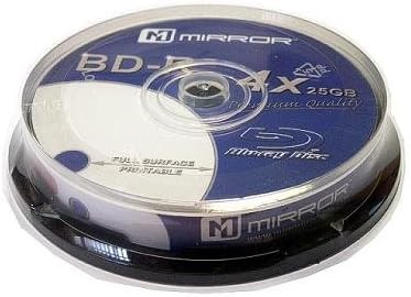 Mirror BLU-RAY BD-R 25GB 4X SPINDLE X10 SVHC