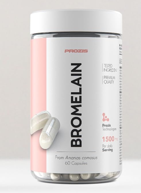 Prozis Bromelina 60 comprimidos- función drenante y depurativa, extracto de piña, función digestiva