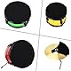 Lexington Kinderschlagzeug 3 PC, Schlagzeug Set für Kinde mit Snare, Tom, Bass Drum, Bass Drum Pedal, Thron, Becken, Drumsticks, Rot, Gelb, Grün
