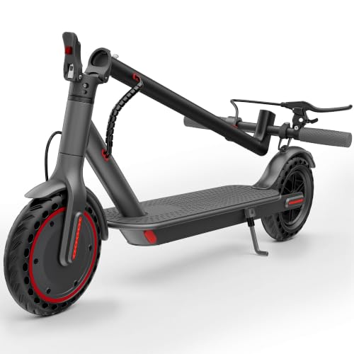 Image of Electric Scooter, 350W /500W Powerful Motor, 15-31 Miles Range, 8.5 inch /10 inch Tires, 19 /22 MPH Max Speed, Commuting Electric Scooter with Dual Suspension, E-Scooter with Dual Braking System