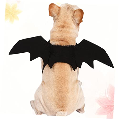 Disfraz de alas de fieltro Halloween para perros y gatos miniatura 3