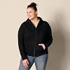 Sudadera con capucha y cierre de cremallera completa de forro polar de peso medio para mujer, con cordón ajustable (disponible en tallas plus) de Amazon Essentials 7