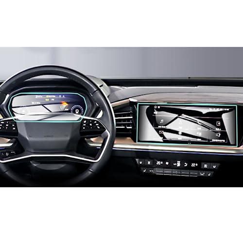 Verre trempé Q4 e-tron 2022 film protection écran autoradio GPS navigation et instrument auto