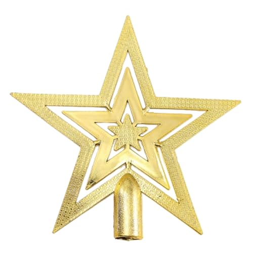 Fc'Noqgn Chapéu para árvore com estrelas brilhantes - chapéu para árvore de Natal