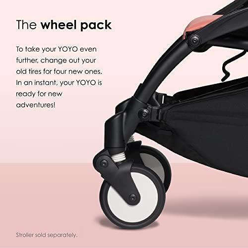 BABYZEN YOYO Wheel Pack - Four Replacement Wheels for Stroller