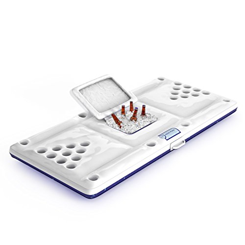 Univercity Aqua-Pong | Pool Beer Pong Table with Cooler - Inflatable Beer Pong Pool Party Game - Floating Beirut Table