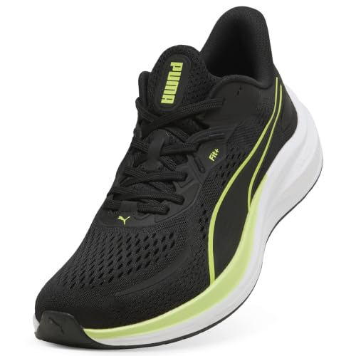 Puma Unisex Skyrocket Lite 2 Straßen-Laufschuh, Black-Sunny Lime-Flat Dark Gray, 42 EU – Ansicht 6