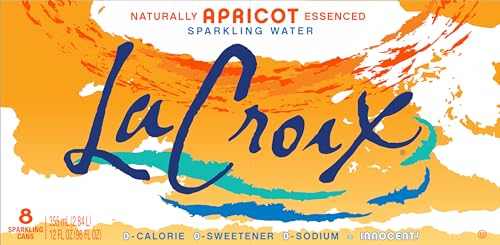 Image of La Croix Sparkling Water, Apricot, 12 Fl Oz (pack of 8)