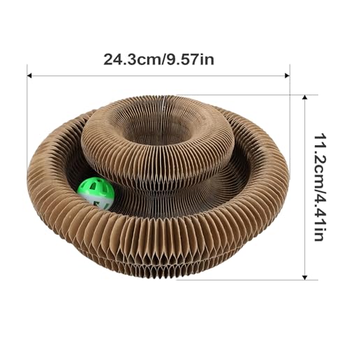 Griffoir pour chats pliable multi-animaux idéal pour l'exercice en salle - 6