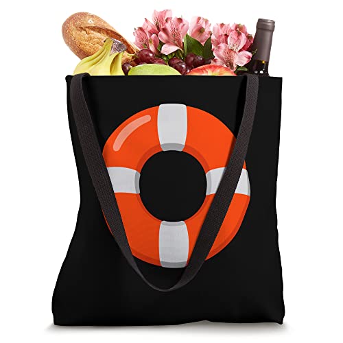 Bolso tote de disfraz de salvavidas en forma de aro miniatura 4