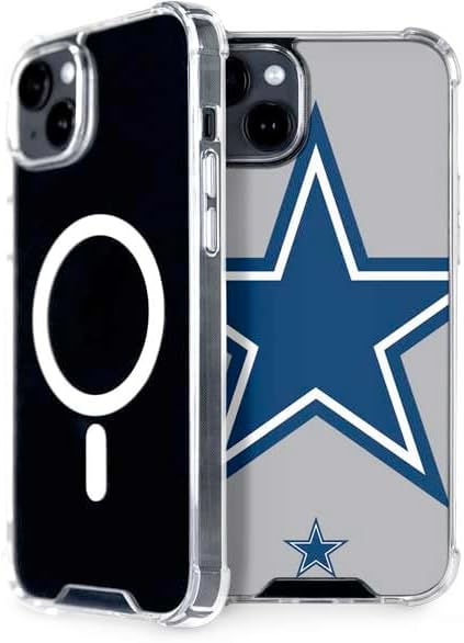 Skinit Phone Case Compatible with MagSafe iPhone 15 Plus - Officially Licensed NFL Dallas Cowboys Retro Logo Design
