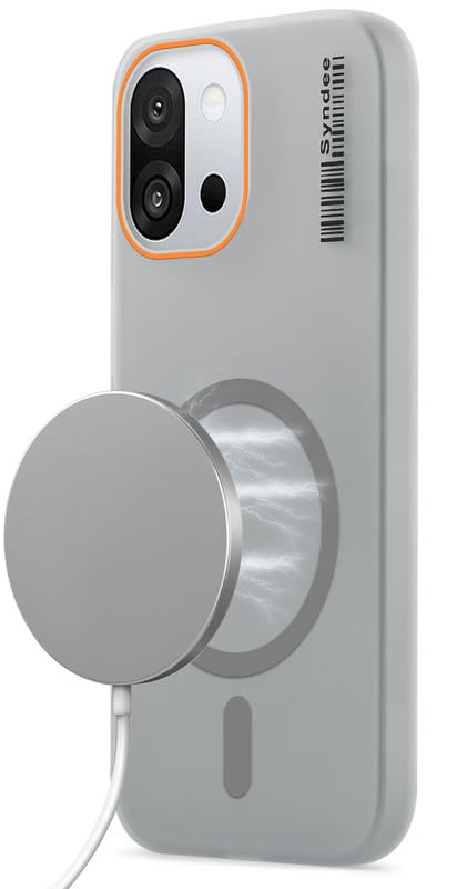 Image of Mr. Case Back Cover for OnePlus 13S 5G Sleek Frosted Translucent Back Only Compatible with Wireless Magnetic Accessories | Anti-Scratch Shockproof Phone Case - Grey