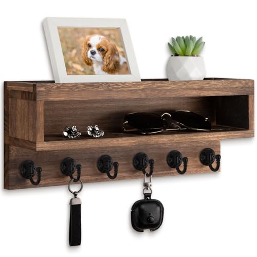 Lucundm Key and Mail Holder Wall Mount, Key Hanger with