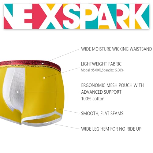 Men's Underwear Briefs Comfort Lightweight Modal Trunks No Fly Boxer Briefs Short Leg 3D U-Pouch2