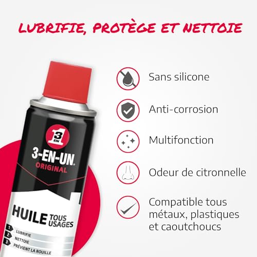 3 EN UN Huile Tous Usages aérosol 200 ml - vue 6