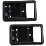 Performance PFM-149154 Interior Door Handle Trim Bezel, Front, Driver and Passenger Side, Textured Black, Set of 2 for 1984-1989 Toyota 4Runner, Pickup, Van, Van Wagon, Corolla, Tercel