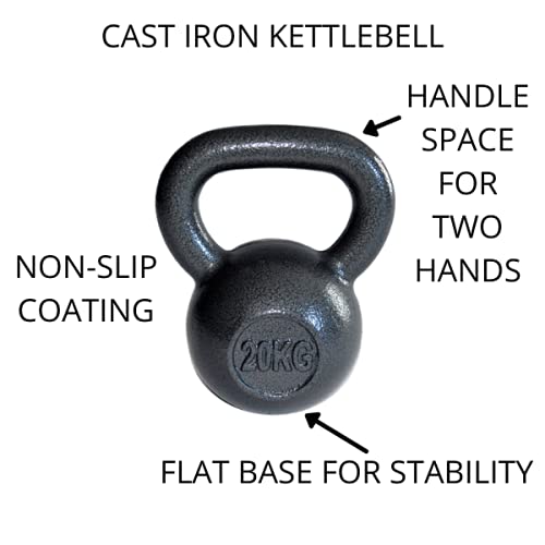 41npJycH+JL Fashion Thirsty Neoprene Kettlebells Weights Cast Iron Workout Home Gym Fitness Strength Training Premium Quality Muscle… - Image 3