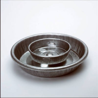 Little Giant Mason Jar Poultry Water Base Galvanized Steel Base Only (12-Pack)