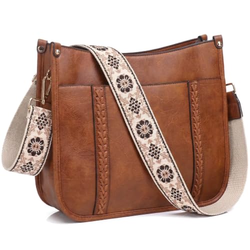 Image of AUYOCO Vegan Leather Crossbody Bags for Women Purse Shoulder Bag