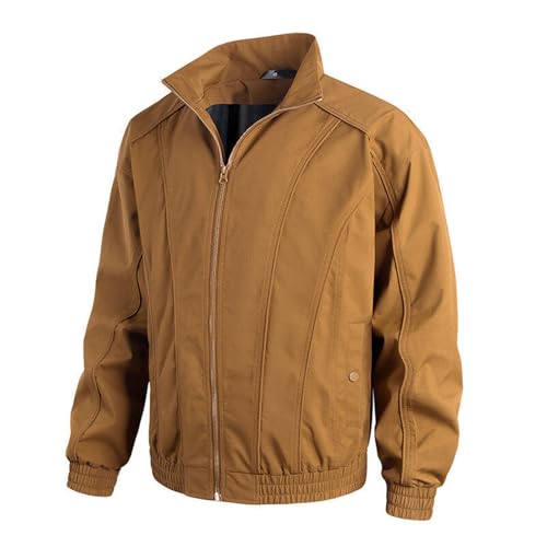 Veste bomber pour homme respirante avec fermeture éclair totale