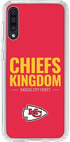 Skinit Clear Phone Case Compatible with Galaxy A50 - Officially Licensed NFL Kansas City Chiefs Team Motto Design