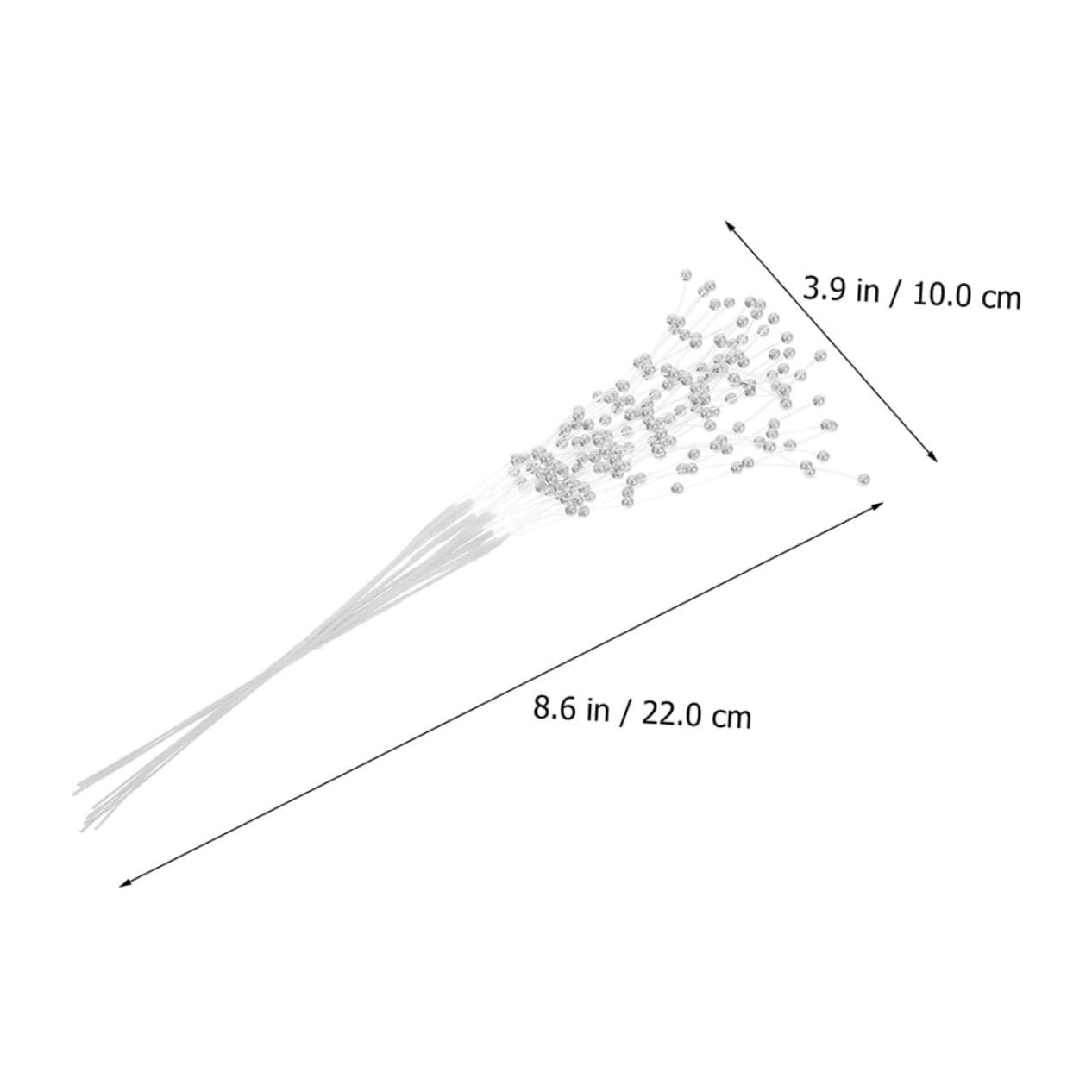 Angoily 200pezzi Ghirlande in Plastica Forniture per Bouquet Fai da Te Decorazioni per Feste Matrimonio Filo Centrotavola Vaso da Tavolo Materiali per Composizioni Floreali
