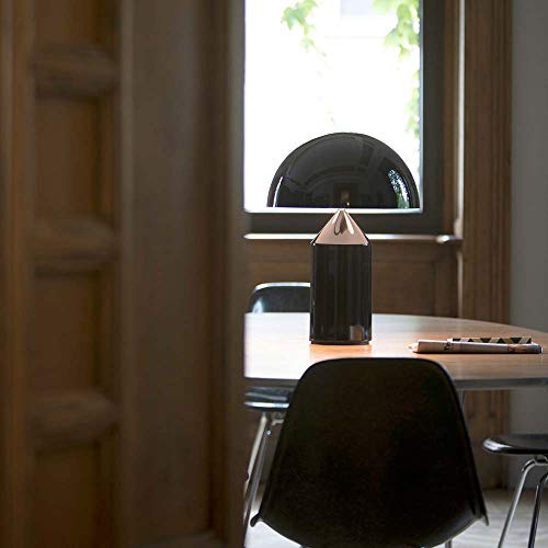 Preisvergleich Produktbild Oluce moderne Tischleuchte Atollo 35 Schwarz