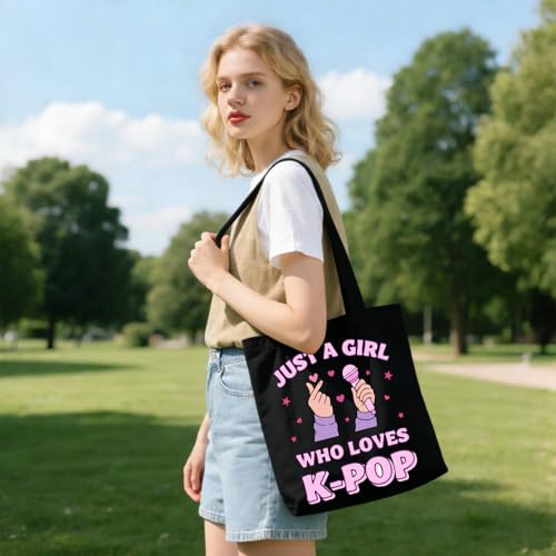 Bolsa tote Kpop para mujer y niñas miniatura 6