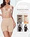 BESTENA Shapewear Shorts,Mid-Waist Body Shaper Shorts Thigh Slimmer, Womens Shapewear Tummy Control,Seamless Shapewear for Under Dresses
