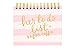 Eccolo Dayna Lee Collection Spiral Planner Pad, Perforated, Her To-Do List, 5x7"