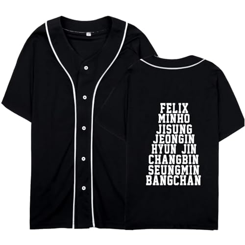 Amazon.com: Bangchan Felix Hyunjin Jersey Tshirt Jisung Changbin