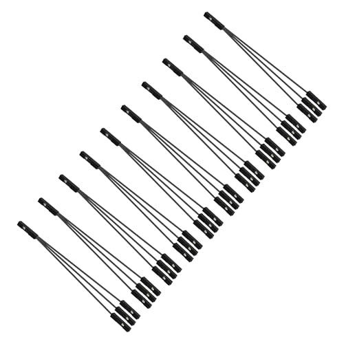 GELRHONR 10 cables jumper hembra a triple hembra 3 pines miniatura 1