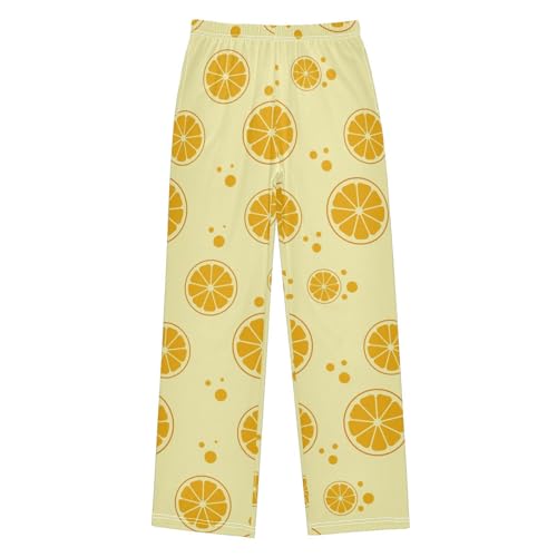 Juicy Lemon Boys Pants Boys Athletic Pants Long Pant for Boywith Pockets Wide-Leg Size 6-14Y