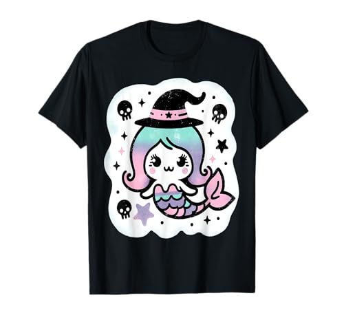Sirène Kawaii Goth Pastel Mignon Japonais T-Shirt