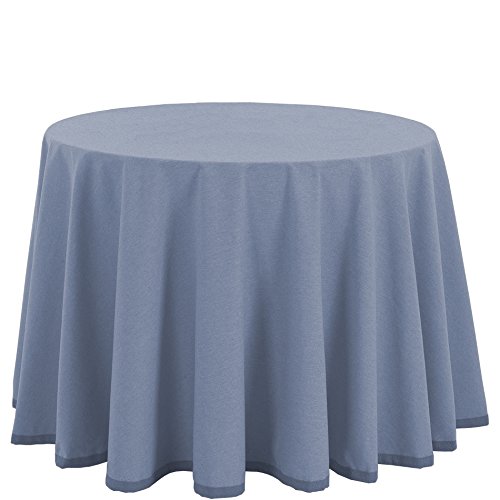 Martina Home Culla Falda Mesa Redonda-C35, Tela, Color 35-Azul, Redonda 90 cm