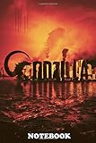  Notebook: Fan Art Poster For 2004 Godzilla Movie , Journal for Writing, College Ruled Size 6\