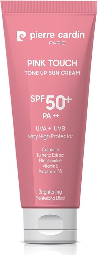Pierre Cardin Ton Eşitleyici Aydınlatıcı Yüz Güneş Kremi Pink Touch Tone-Up SPF50+/PA++ – 50 ml