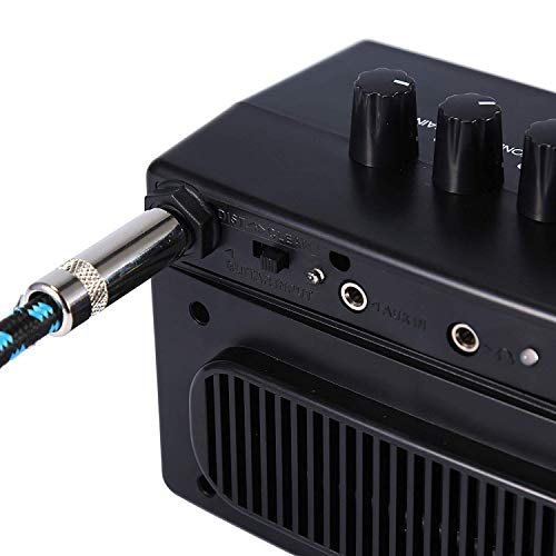 Asmuse 3W Mini Bass Amp Guitar Amplifier headphone practice with Distortion Effect by USB Charging - Thumbnail 5