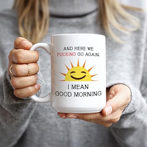 Taza de cerámica Hogg 15 oz con frase sarcástica miniatura 4