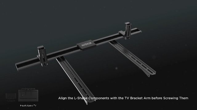 Supporto Universale Per Soundbar Fino A 15 Kg – Regolabile Da 86 A 155 Mm