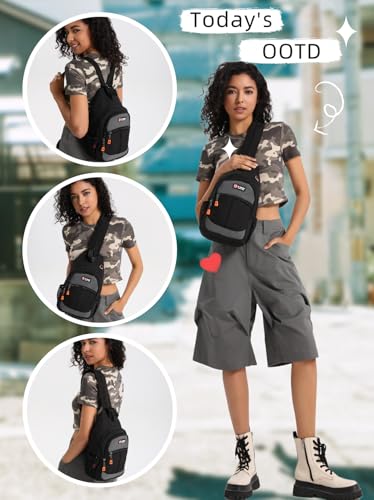 Cross Body Bag Sling Bags for Women Water Resistant Backpack Lightweight Shoulder Chest Daypack for Men Women Hiking Travel2