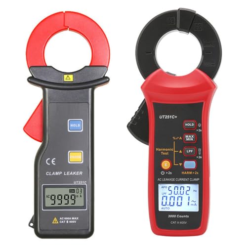 Pinza Amperimétrica Profesional para Corriente de Fuga UT251CPlus con Apertura de Mandíbula de 40mm y Memoria para 99 Grupos para Mantenimiento Eléctrico Industrial miniatura 3