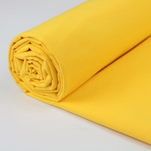 A-Express Tissu 100% Coton - 150cm (60 pouces) de Large - Tissu en Coton uni Au Mètre - Idéal pour Quilting, Couture, Confection de vêtements, Literie, Taies...