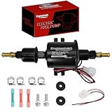 ENGINEMAN Electric Fuel Pump 12V Electric Transfer for Universal Low Pressure Gas Diesel Fuel Pump 3-6psi HEP-02A For Lawn Mower Carburetor Cars Trucks Boats