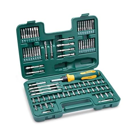 Juego de destornilladores SATA ST09326SJ de 80 piezas con trinquete universal Cover