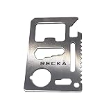 Credit Card Tool Multitool - Multi purpose survival Pocket tool - Stocking Stuffers for Men Great Ch